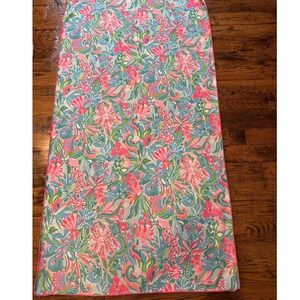 Lilly Pulitzer PINK/Teal Classic floral Oversize 72x40 POOL/BeachTowel
